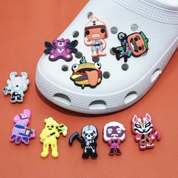 New Style Hot Sale PVC Shoe Accessories, Shoe Charm, Characteristic Cartoon Croc Charm, JIBZ Shoe Ornament Accessories
