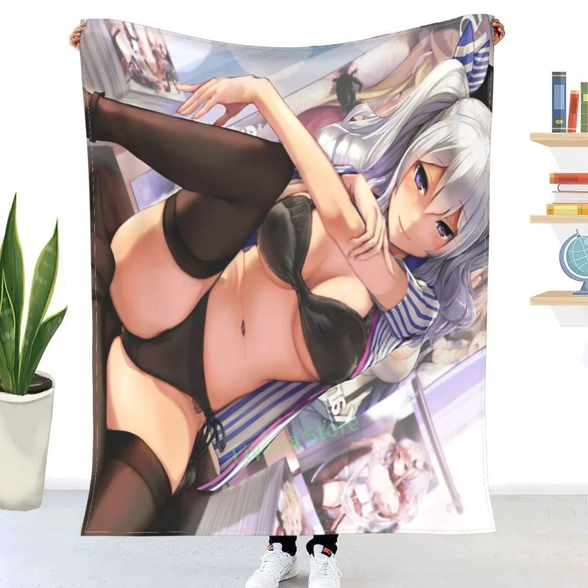 3d Hentai Girl Sex - Sexy Anime Girl In Beautiful Lingerie Throw Blanket 3d Printed Sofa Bedroom  Decorative Blanket Children Adult Christmas Gift - Blanket - AliExpress