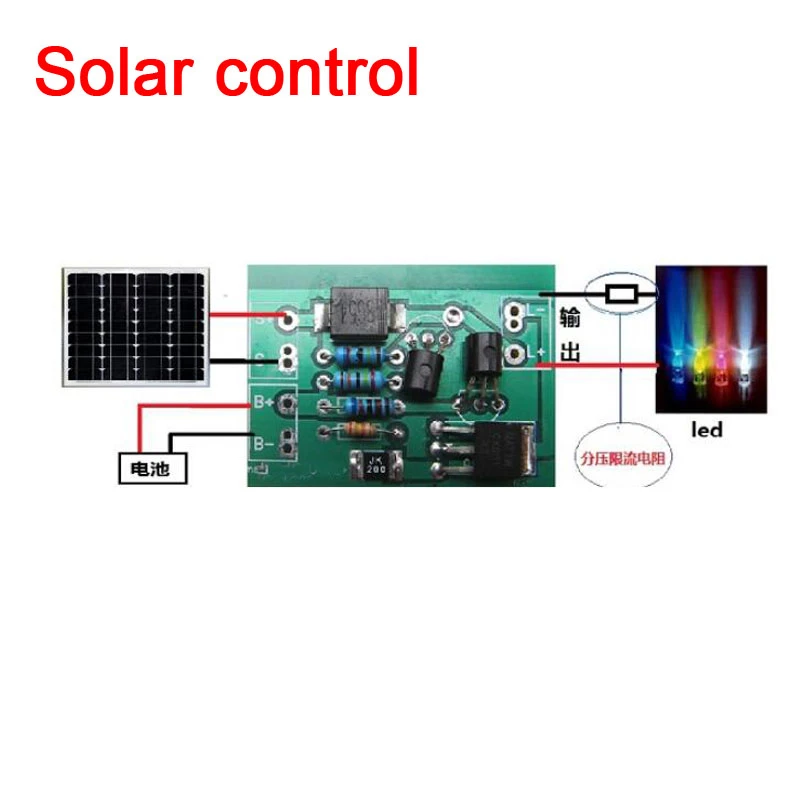 Solar Charge Controller Li-ion Lifepo4 Lithium Battery Charging Control  Switch Circuit Board       - Battery Accessories  & Charger Accessories - AliExpress