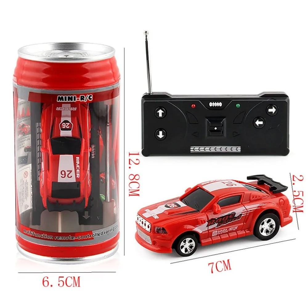 RC Cars for man 4 Colors RC Cars 20Km/h Coke Can Mini RC Car Radio Remote Control Micro Racing Car 4 Frequencies Toy For Kids Gifts RC Models mini rc car