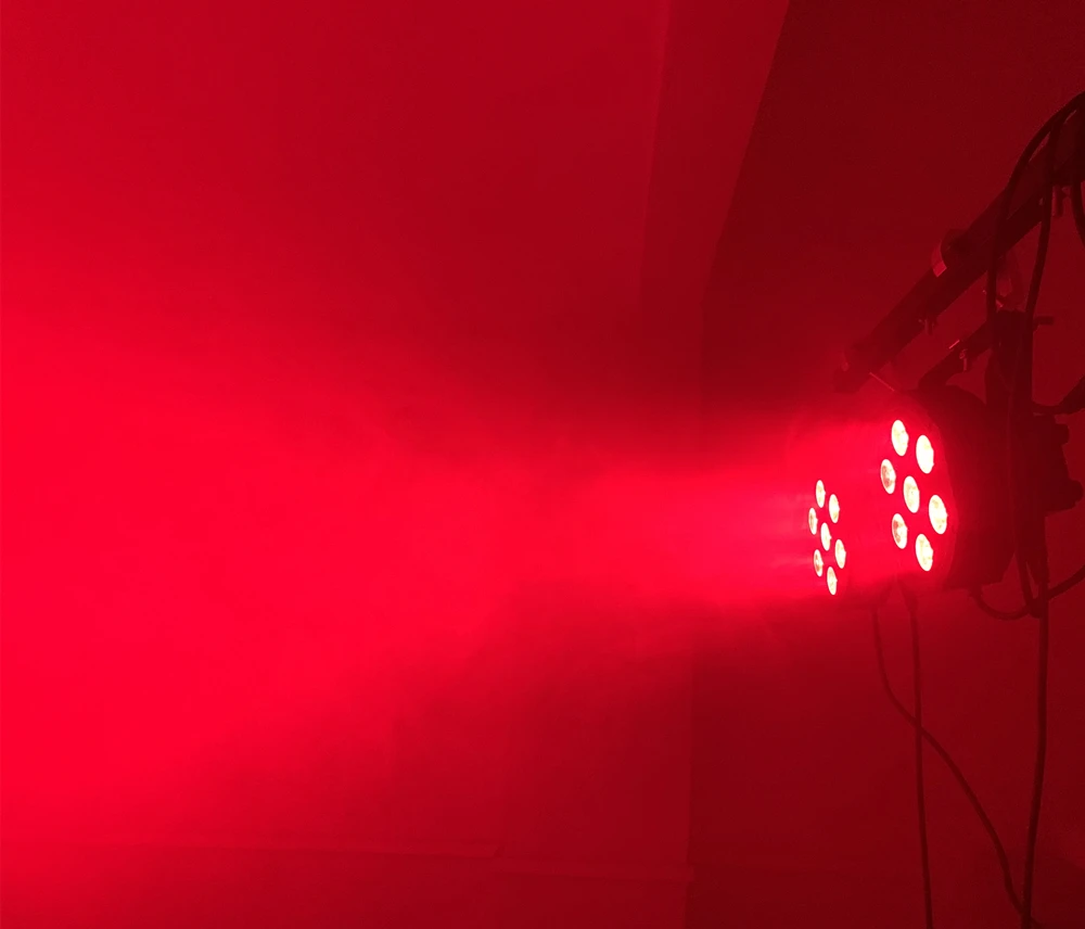 CREE RGBW 4в1 7x12 Вт led par DMX сценический светильник s бизнес Led плоский Par высокомощный светильник с профессиональными для вечерние KTV Disco DJ