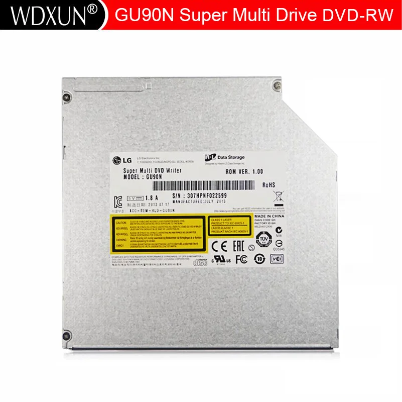 Original Dvdrw Drive Sata 9.5mm Gu90n Gu70n Super Multi Dvd Writer With