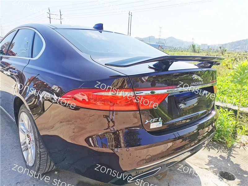 Используется для Jaguar XF спойлер 15 16 17 18 19 год заднего крыла переустановка Клея Аксессуары без перфорации