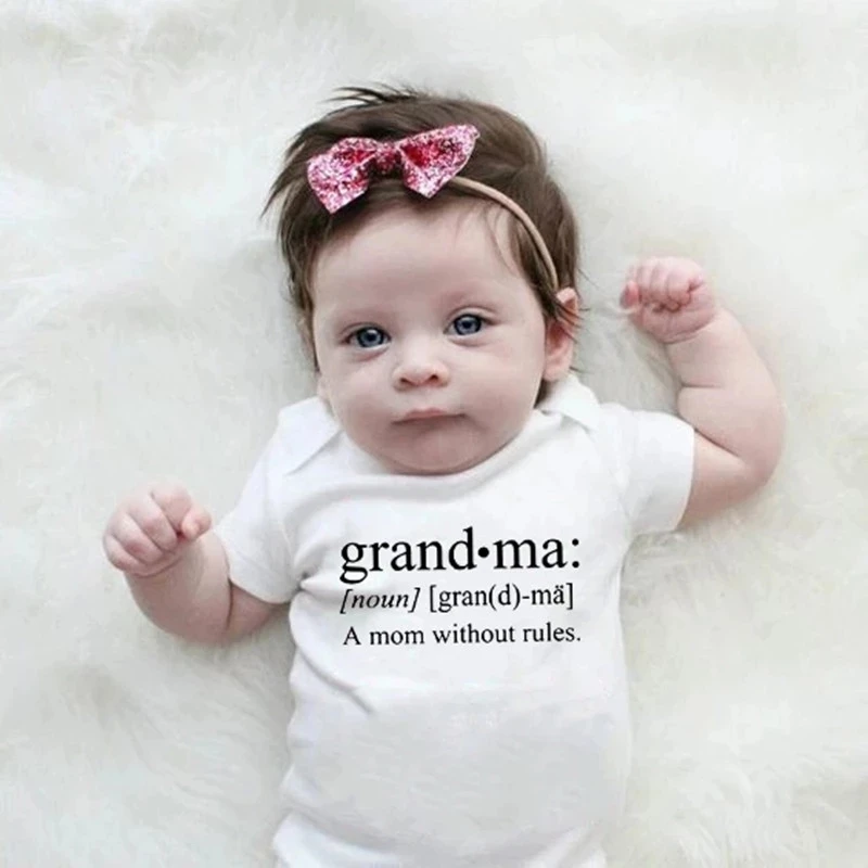 الجدة أمي بدون قواعد الوليد الطفل داخلية السروال القصير طفل الفتيات الصبي Onesies Roupas بيبي الرضع حللا وتتسابق الملابس