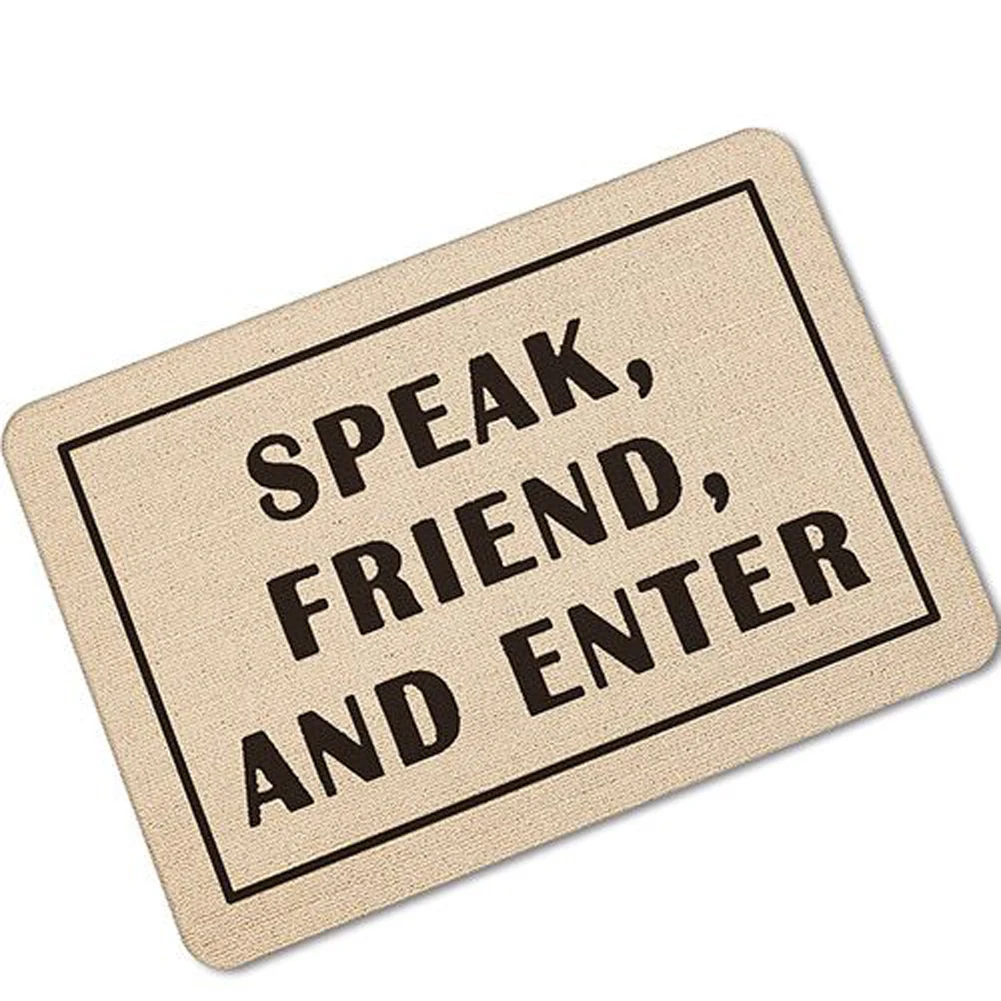 Бред сырой слово Палм волокна с рисунком Нескользящие резиновые коврики