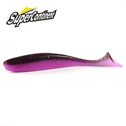 2019 Shiner Supercontinent 50mm 75mm 100mm Fishing Lures soft Artificial Bait