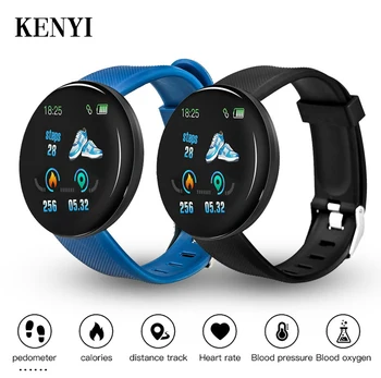 

D18 Smart Watch Smart Bracelet Men Heart Rate Blood Pressure Bluetooth Smartwatch Fitness Tracker Health Wristband Waterproof