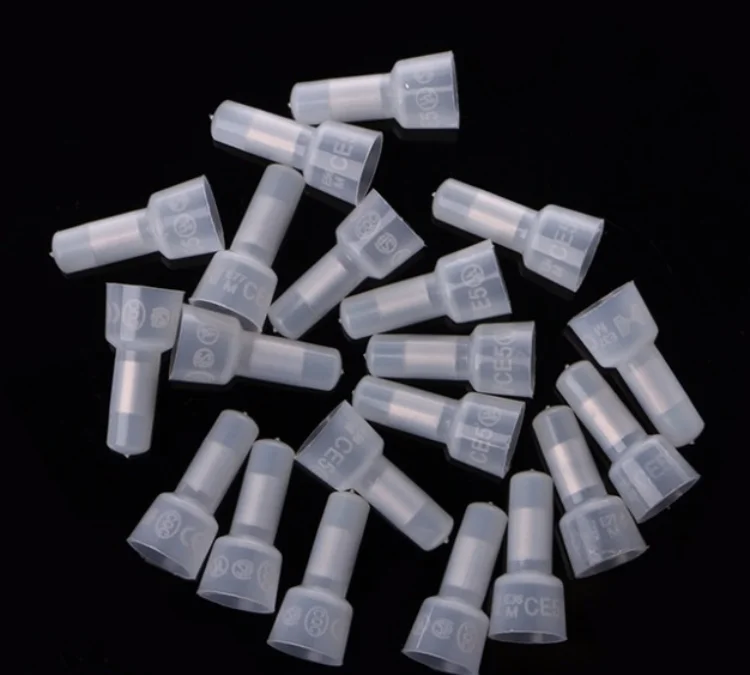 50/100pcs CE Type CE-1 CE-2 CE-5 CE-8 Wire Terminal Pressure Line Nylon66 Closed End Caps Connector Car Audio Cable Crimp Splice
