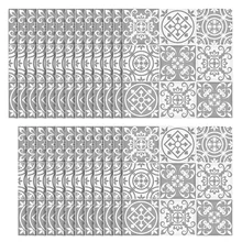 

25 Pieces Tile Sticker PVC Decorative Tile Sticker Peel and Stick Tile