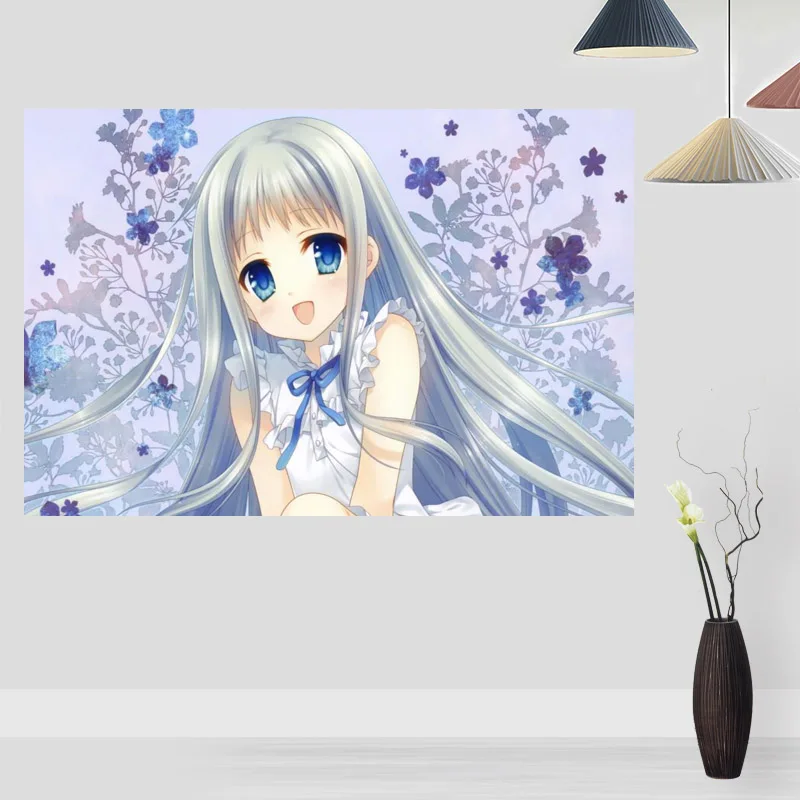 Новое поступление ANOHANA аниме настенные постеры современный