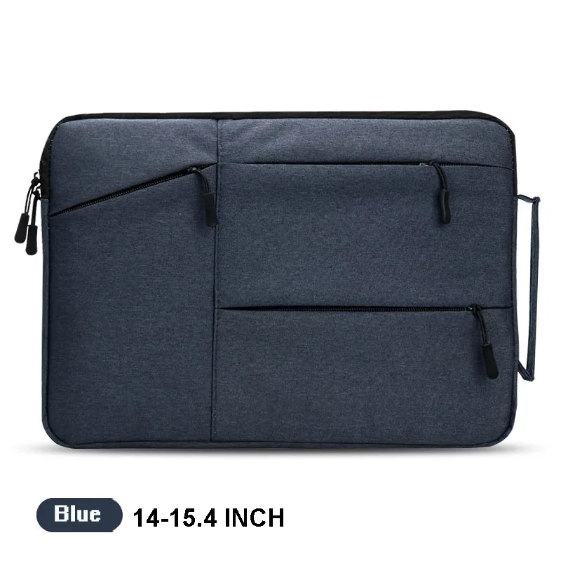 Jenyd чехол для ноутбука 12-15,6 дюймов ноутбук планшет iPad Tab, противоударный чехол сумка портфель с ручкой - Цвет: Blue 14-15.4 INCH