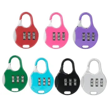 

1/7pc 3 Digit Combination Padlock Number Code Password Security Travel Safe Lock
