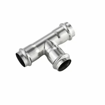 

High Quality Sanitary TEE 3 Way Pipe Fitting Stainless Steel T Shape Pipes DN15 ,Sanitary Stainless Steel Equal Tee