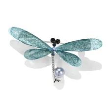 Xiliang, наложница, брендовая брошь,, универсальная, модная, стрекоза, жемчуг, брошь, пальто, аксессуары, корсаж для женщин