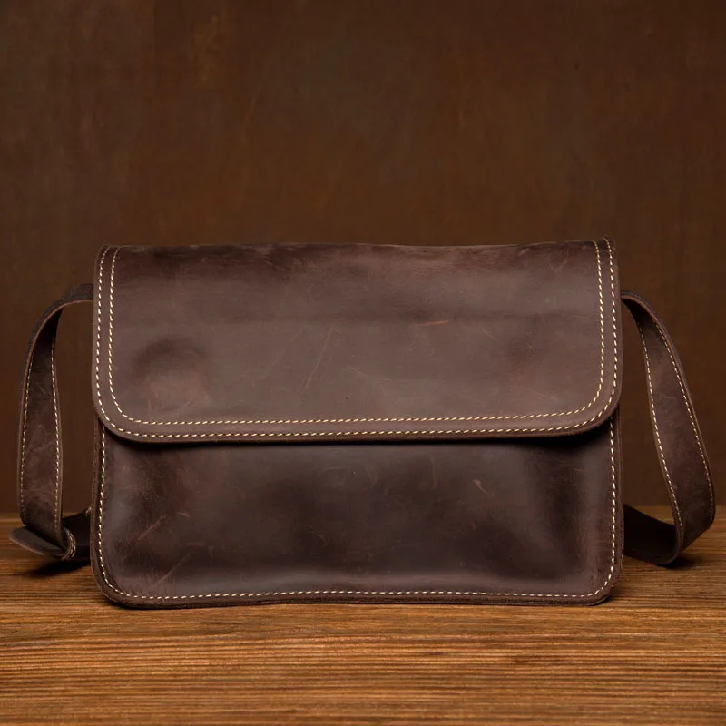 

NEW Vintage Genuine Leather women shoulder Bags Simple Handbags Women Bags Designer Small Crossbody Bags for Women Messenger Bag