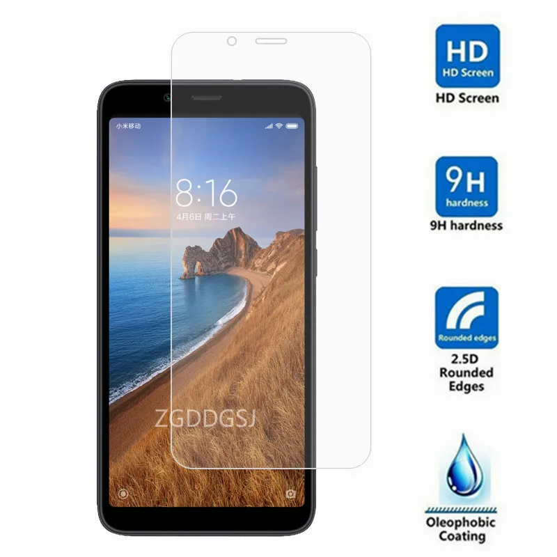 

2pcs Tempered Glass For Xiaomi Redmi 7a Screen Protector For Xiaomi Redmi 7 9H Toughened Protective Glass On The For Redmi 7 7a