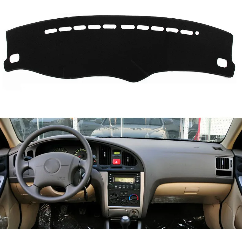 

For Hyundai Elantra 2000-2006 Car Styling Anti-UV Dashboard Dash Mat Pad DashMat Sun Shade Instrument Protect Carpet Accessories