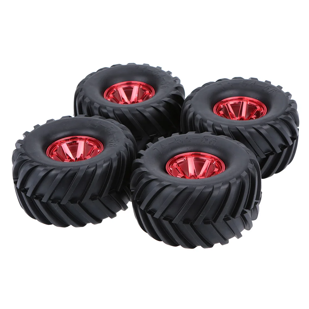 

4Pcs RC Tires RC Car 1/10 Truck Tire Tyres Wheels for Traxxas HSP Tamiya HPI Kyosho Model RC Rock Crawler Car Parts