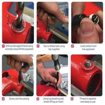 

Auto Threading Tools High Speed Steel Wrench Car 25pcs Set Metric Thread