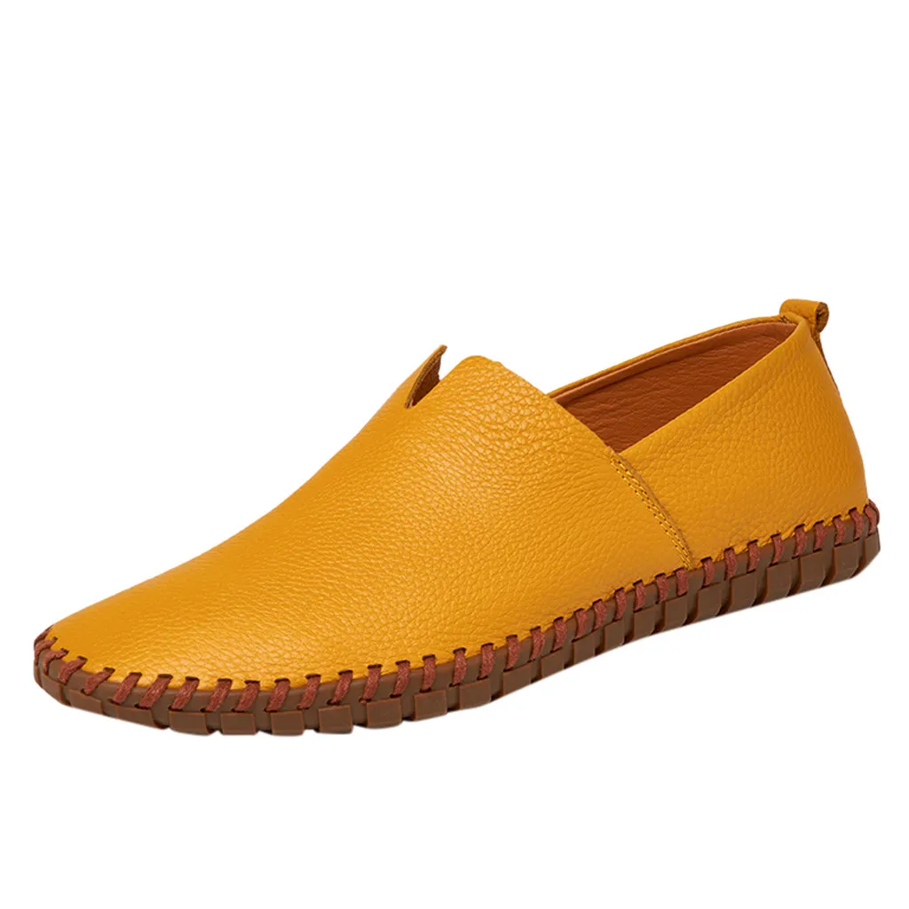 

SAGACE Sneakers Men 2019 Plus Size Business casual shoes men Leather Shoes Non-Slip Comfortable Driving Shoes men Sneakers new