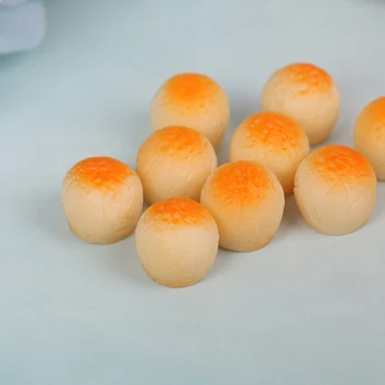 

10pcs Cute Mini Kitchen Toy Simulation Miniature Food Model Artificial Fake Bread Ornaments Cake Bakery Dolls Accessories
