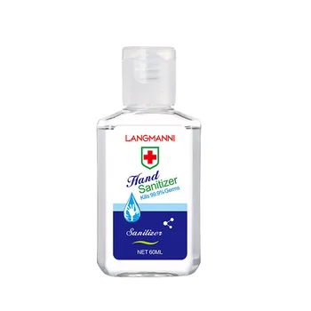 

60ml Travel Portable Hand Sanitizer Gel Anti-Bacteria Moisturizing Liquid Disposable No Clean Waterless Antibacterial Hand Skin