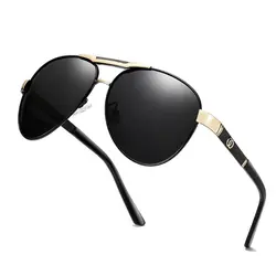 Классические поляризационные мужские солнцезащитные очки ретро вождения солнцезащитные очки фирменный дизайн Оттенки UV400 солнцезащитные