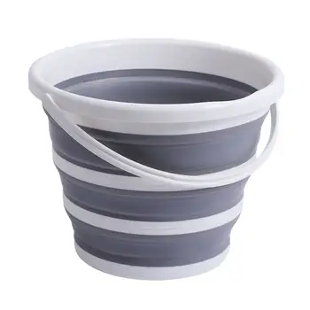

New Folding Bucket For Fishing Promotion Outdoor Portable Bucket Car Wash Bathroom Kitchen Camp Bucket