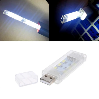 

Mini USB Led Computer Light Lamp Double Sided 12 leds USB Charging Reading Light Computer Laptop Desk LED Lamp