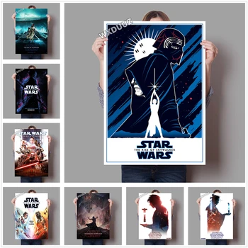 

Star wars home decoration sci-fi movie poster Art Decor Reying Nursery Kids Room Painting living canvas painting M252