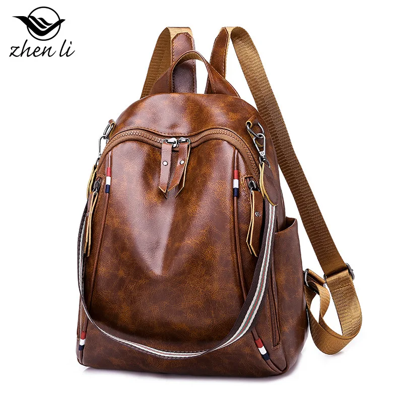 

Zhenli Cross Border Popular Backpack Women's New Style 2019 Car Suture Backpack Japanese Style WOMEN'S Bag