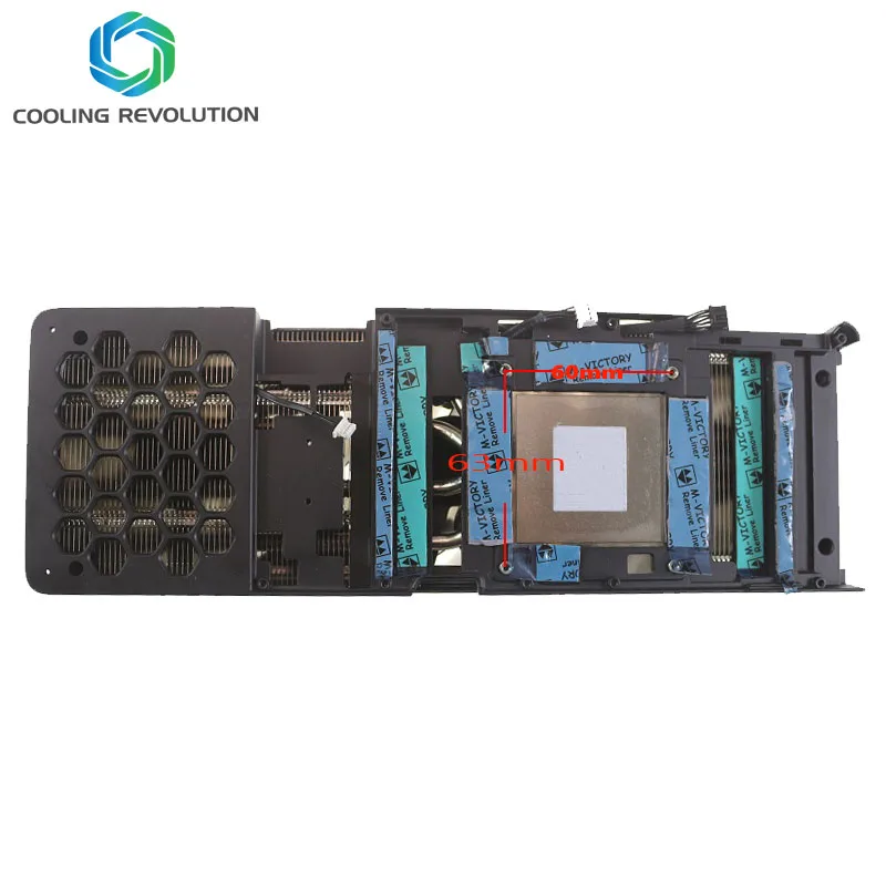 Placa Gráfica do Dissipador de Calor Ventilador para Gainward Geforce Rtx3080ti Phoenix Ned308t019kb132ax-g Vd7693