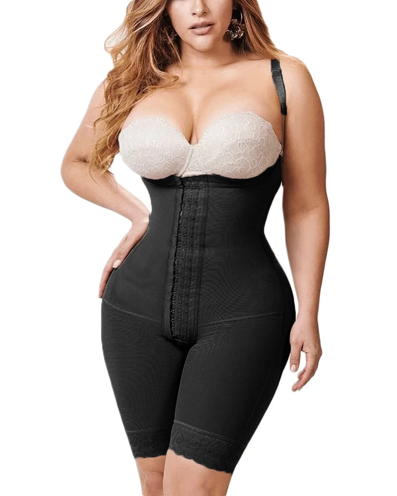 Shapewear & Fajas-Fajas Colombianas Reductoras Shapewear Extra-High-Waisted Firm  Compression knee-length capri 