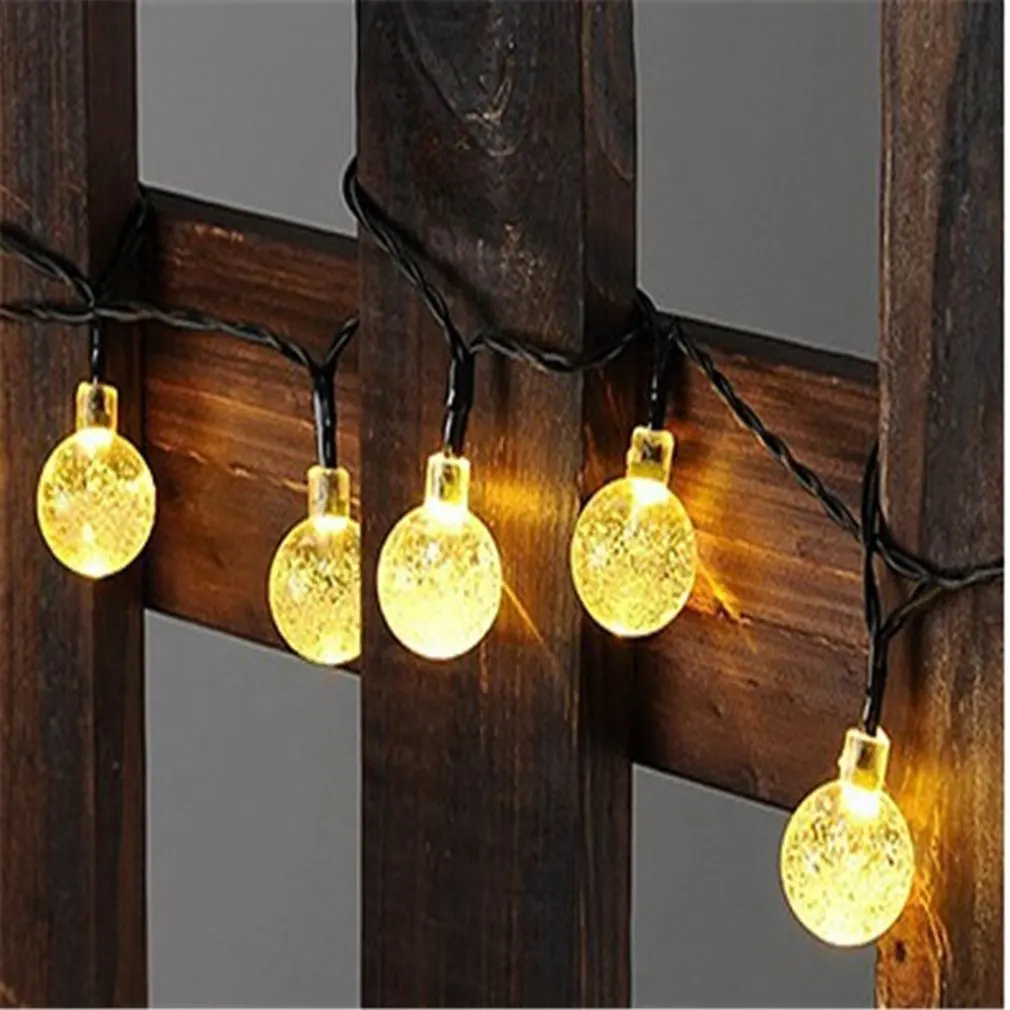 

30/50/100Waterproof LED Multi Shape Solar Energy Lamp String Light Outdoor Christmas Wedding Garden Party Decorative Fairy Light