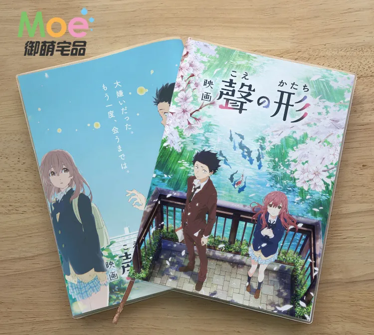 Anime A Silent Voice Figure Student Writing Paper Notebook Delicate Eye  Protection Notepad Diary Memo Gift - Action Figures - AliExpress