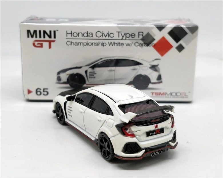 Мини GT 1:64 HON DA Civic Тип R сплав игрушки для детей литья под давлением модель