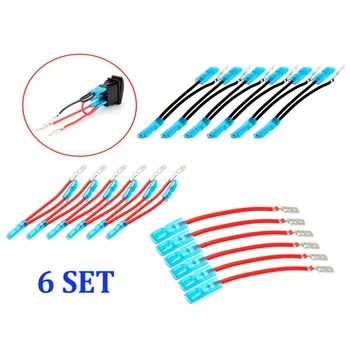 

Jumper Wiring 5 Pin For rocker switch connection Kit 6 Sets High quality