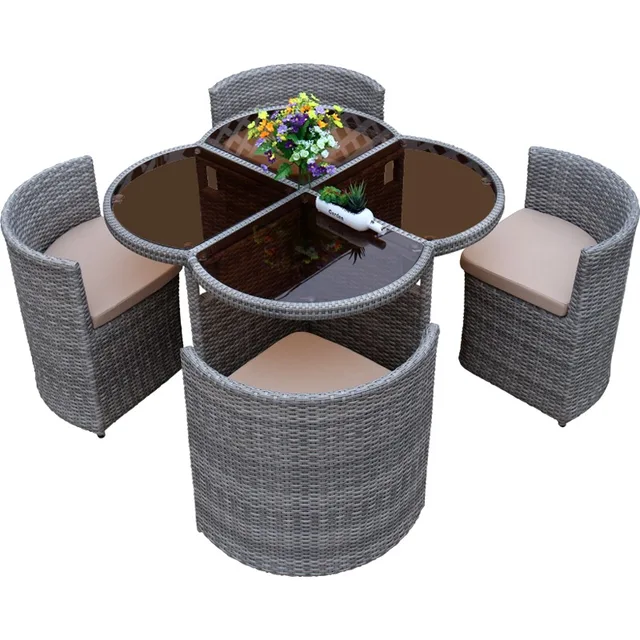 Freeshipping Wicker Rotating Outdoor Pe Rattan Furniture Round Chair Coffee Table Garden Chairs Aliexpress