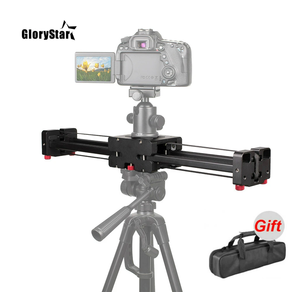 Professional 40cm Shooting Video Track Slider Dolly Stabilizer Rail System for Canon Nikon Sony Pentax DSLR Camera DV Camcorder 1