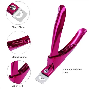

Stainless Steel U Shape Cut Nail Clippers Artificial Acrylic Fake Nail Tip Clipper Cutter Trimmer Manicure Pedicure Tool