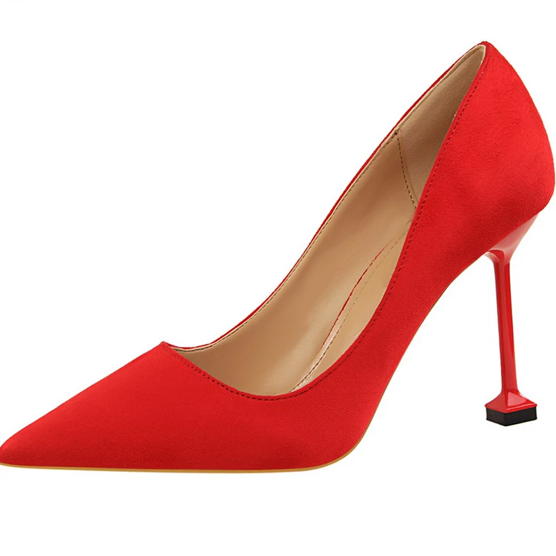 

Heels Shoes Woman High Heels Women Pumps Classic Sexy Wedding Shoes 1716-1