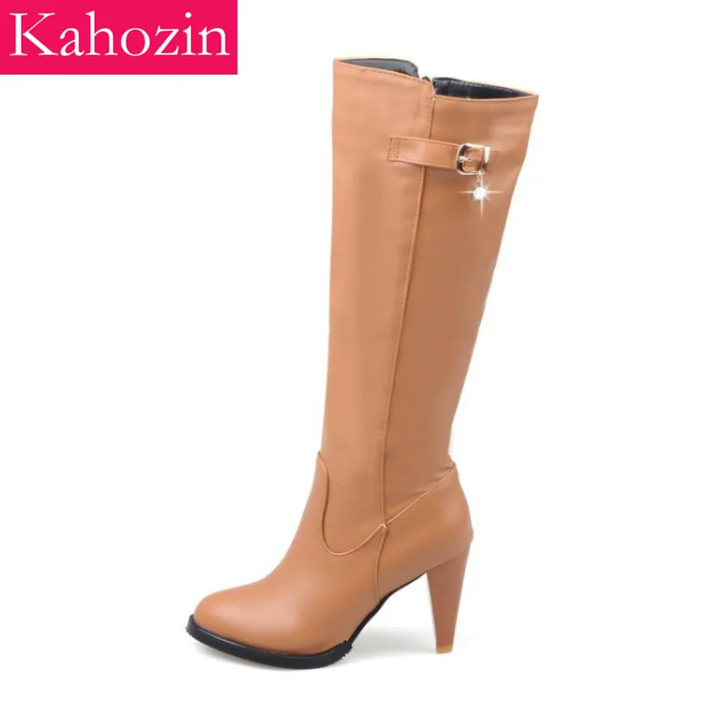 

women thigh high boots Platform Side zipper botas mujer invierno modis chuteira Frosted fabric shoesSimple casual women boots