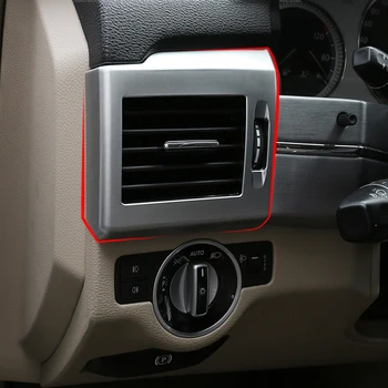 

ABS Chrome Car Side Air Conditioning Outlet Vent Frame Trim Accessories For Mercedes benz GLK Class X204 300 350 2008-2012