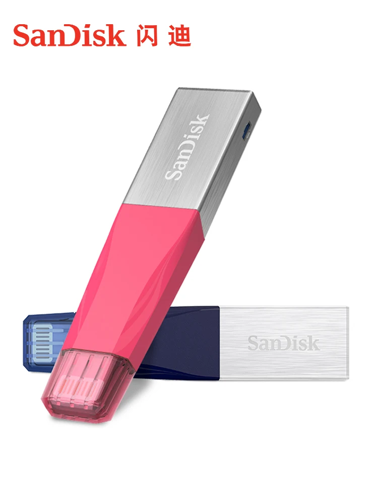 

SanDisk USB Flash Drive iXPand OTG Lightning Connector U Disk USB 3.0 Stick 32GB 64GB 128GB Pen Drives MFi for iPhone & iPad