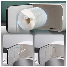 Полка для туалетной бумаги настенная коробка для салфеток WC бумажные держатели для полотенец для ванной комнаты Аксессуары для ванной комнаты штамповка