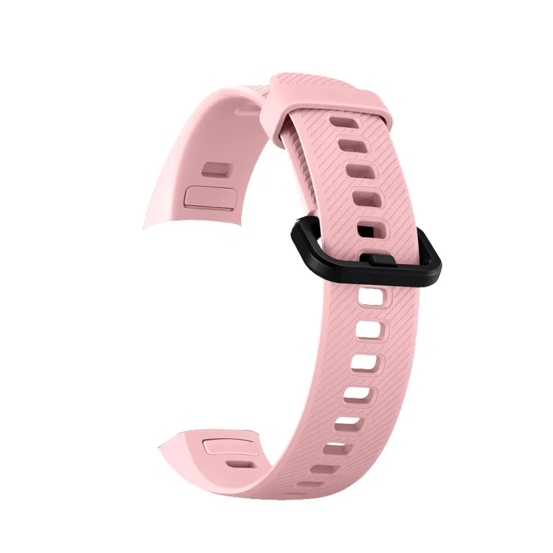 Силиконовый ремешок Подходит для Honor Band 4 /5 cтандартное издание Спортивный браслет комбинирование Сменный ремешок - Цвет: Pink