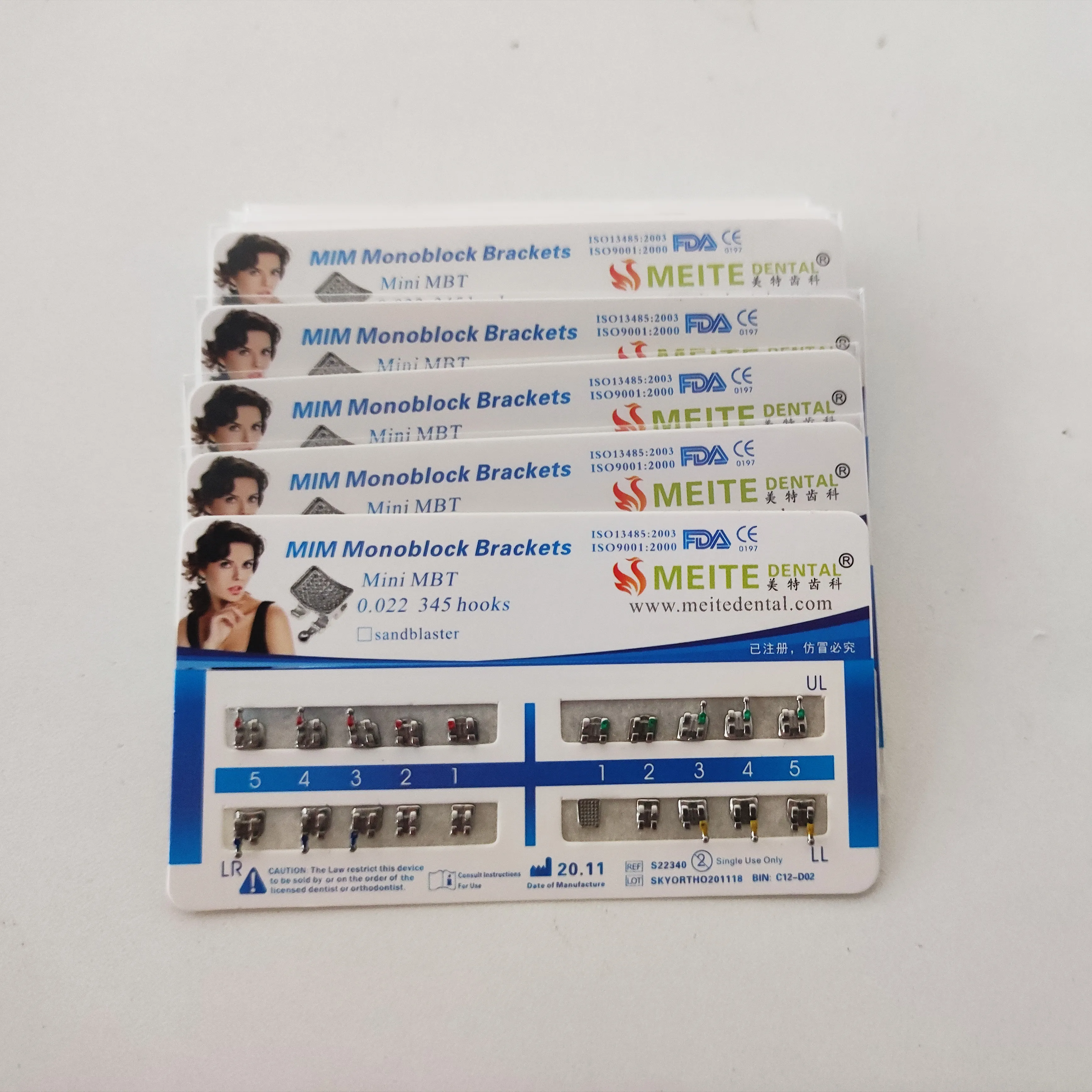 Рисунок 6 - 10 комплектов металлических зубных