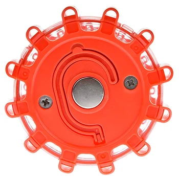 

Newest Super Bright Auto 15 Led Round Beacon Emergency Strobe Flashing Warning Lights Round Car Roof Police Lightbar Road Light