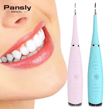 

Electric Tooth Whitening Calculus Remover Stains Tartar Tool Dentist Whiten Teeth Health Hygiene Sonic Dental Scaler