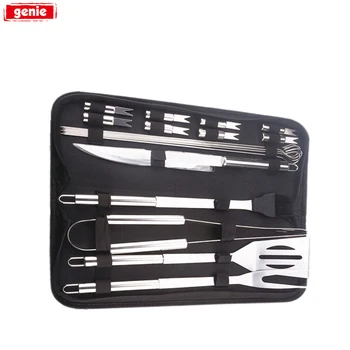

Stainless Steel BBQ Tools Set Barbecue Grilling Utensil Accessories Camping Outdoor Cooking Tools Kit BBQ Tools Set